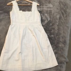 Ivory cotton dress